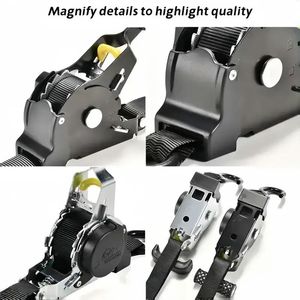 Tenditore Telescopico Automatico con Cricchetto di Fissaggio, Strumento Efficiente per la Legatura del Carico - Product Image 2