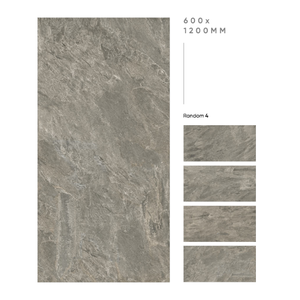 กระเบื้องปูพื้นห้องน้ำลายหินสไตล์ร็อค ขนาด 600x1200 มม. ผิวด้านกันลื่น สำหรับปูภายนอกรอบสระว่ายน้ำ - Product Image 1