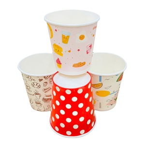 Vasos de Papel Desechables Personalizados con Logotipo de Empresa, de 250 ml, Blancos, de 6 oz, 8 oz, 12 oz, 16 oz, de Grado Alimenticio, de 2 Capas, para Café y Helado - Product Image 3