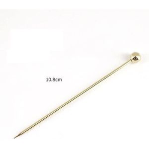 Set di 15 Agitatori per Cocktail in Acciaio Inox Dorato da 4,3 Pollici, Spiedini per Martini in Metallo - Product Image 3