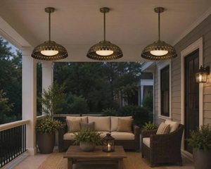 Industrial Brass Ceiling Pendant Light Round Durable Design Indoor Kitchen Fixture - Product Image 5