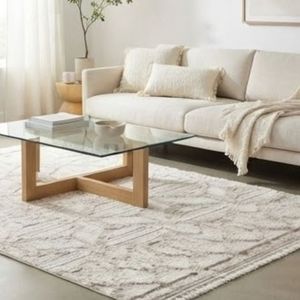 Best Price Modern Geometric Pattern Area <b>Rug</b> Rectangle Wool Rayon Polyester Flat Weave Reversible Living Room Use - Product Image 5