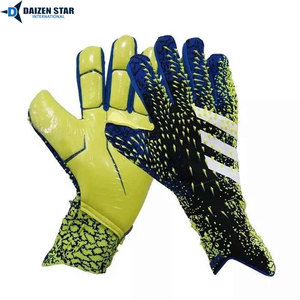 Professional High Quality Breathable PU Palm Football Goalkeeper <b>Gloves</b> Finger Thumb Protection Pull-On Closure Customizable - Product Image 3