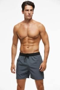 Shorts de bain décontractés pour hommes été 2026, séchage rapide, écologiques, avec taille élastique et poches zippées, pour la plage et le sport - Product Image 5