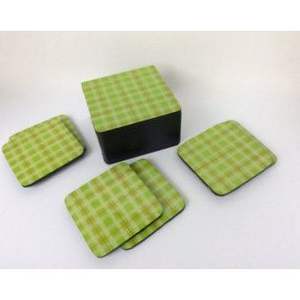 Posavasos de MDF con Acabado de Lujo Impreso, Resistentes a la Humedad, Protección para Mesa de Comedor, Cocina y Hogar, Tapetes Esmaltados para Café - Product Image 6