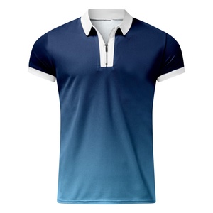 เสื้อโปโลแฟชั่นสำหรับผู้ชายเสื้อ100% โพลีเอสเตอร์วัสดุ2025ดีที่สุดออกแบบล่าสุดแบบสั่งทำ - Product Image 3