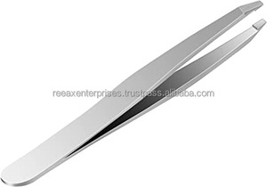 Pince à épiler pour sourcils Reeax Enterprises en acier inoxydable à pointe inclinée pour femmes, qualité A+ - Product Image 5