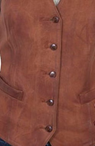 Chaleco de Cuero Genuino Personalizado 2026 para Mujer, Chaleco de Cuero de Invierno Transpirable, Impermeable, Ecológico, Estilo Vintage, Informal - Product Image 5