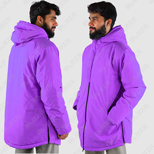 Chaqueta Cortavientos de Fútbol con Cremallera de Alta Calidad Personalizada OEM, Gruesa, Impermeable, Transpirable, de Tejido Softshell, Chaqueta Larga de Invierno - Product Image 2