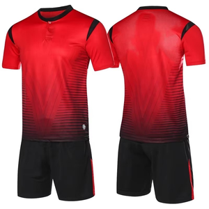 Maillot de football professionnel léger à manches courtes été 26/27, 100 % polyester respirant, kits de maillots de football en mesh, haute qualité OEM - Product Image 3