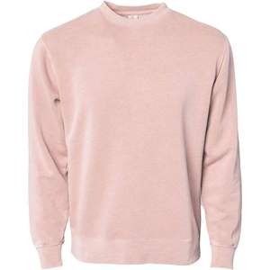 Sudadera de Cuello Redondo Teñida con Pigmentos de Peso Medio para Hombre, Rosa Empolvado PRM3500-2XL, Sudaderas con y sin Capucha de Independent Trading Co. - Product Image 1