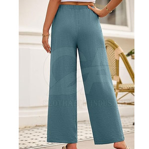Women Trendy <b>Summer</b> Trousers Lightweight Loose Fit Daily Wear <b>Pants</b> Women Cotton Blend <b>Summer</b> <b>Pants</b> Mid Waist Straight Leg - Product Image 6
