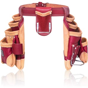 Latest Model Good Quality Heavy Duty <b>Leather</b> <b>Tool</b> Bag For <b>Working</b> Professional Factory Made Customize <b>Tool</b> Belt Made In Pakistan - Product Image 1