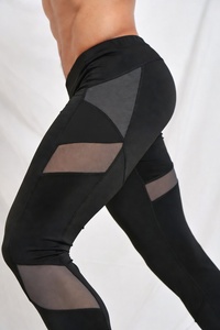 Legging MMA pour homme, respirant, léger, en spandex/polyester, long, pour grappling, respirant, avec option OEM - Product Image 2