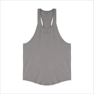 เสื้อกล้ามคอวีผู้ชาย ผ้าโพลีเอสเตอร์ถัก 100% สีพื้น สปอร์ต แคชชวล แขนกุด ทรงเข้ารูป ระบายอากาศ แห้งเร็ว - Product Image 2