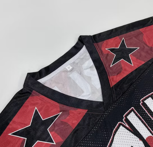 Vente en gros de maillots de football américain rétro à sublimation, maillots de football américain personnalisés à coupe courte - Product Image 4