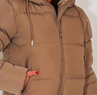 Veste d'hiver matelassée personnalisée pour femme – Vêtement d'extérieur décontracté haut de gamme pour femme avec fermeture éclair coupe-vent et poches latérales – Vestes pour femme