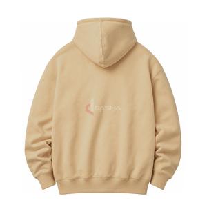 Sweat à capuche en molleton bouclette épais à épaules tombantes, coupe oversize, avec logo personnalisé, en coton, fabrication OEM, vente en gros, faible MOQ - Product Image 2