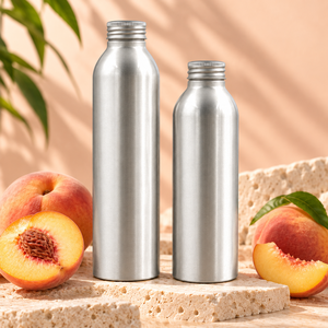 Botellas de Aluminio de Grado Alimenticio al por Mayor para Envasado de Jugos con Impresión Personalizada y Tapas de Rosca - Product Image 2