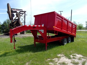 Remolque Agrícola de Volteo de Eje Reforzado 7x14 con Puerta Trasera Hidráulica de Acero Calibre 10 para Transporte de Alta Seguridad - Product Image 5