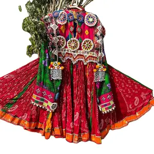 Afghan Kuchi Festival Kleid Afghan Kuchi Kleid Mit Handmade Tribal Traditional Besticktes Kleid Für Frauen Pashtun Kultur