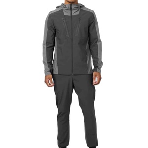 Conjunto deportivo personalizado para hombre, chaqueta cortavientos de nailon y pantalones de chándal, conjunto deportivo, ropa deportiva urbana, conjunto cortavientos. - Product Image 1