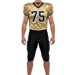 Premium Quality American Football Gear Fully Customizable Football Uniform Set Short Sleeve Jersey Padded Compression <b>Pants</b> - Product Image 1