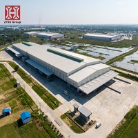 Atelier en structure métallique préfabriquée haute résistance ZTSS, charpente en H, entrepôt industriel, bâtiment d'usine pour le stockage, fabriqué