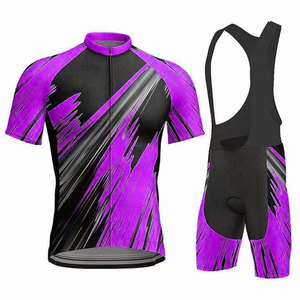 Meilleur ensemble de maillots de cyclisme OEM personnalisés pour adultes unisexes 100 % polyester, respirant, séchage rapide, vêtements de sport de haute qualité - Product Image 2