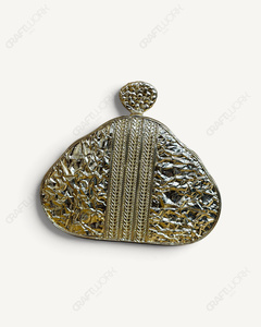 <b>Abalone</b> <b>Shell</b> Clutch Bag | Handmade Gold Seashell Minaudiere | Luxury Bridal Wedding Evening Purse for Women - Product Image 6