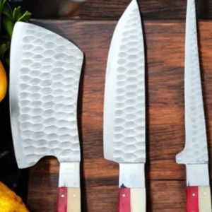 Ensemble de couteaux de cuisine modernes avec lames ultra-affûtées et manche durable pour la cuisine domestique, les restaurants et l'usage quotidien - Product Image 4
