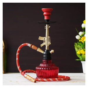 Chicha haut de gamme avec motifs gravés personnalisés et surface polie, design exclusif pour café et restaurant - Product Image 4