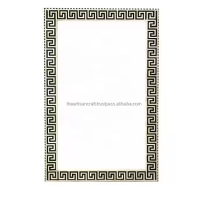 Cadre de miroir incrusté d'os de style moderne pour la décoration murale, meubles décoratifs faits à la main pour le salon - Product Image 5