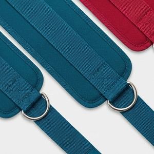 สายรัดข้อมือยกน้ำหนักหนังพร้อมที่จับ ถุงมือออกกำลังกายหนัง PU ป้องกันการลื่น ถุงมือยกน้ำหนักแบบกันลื่น ที่จับมือ - Product Image 5