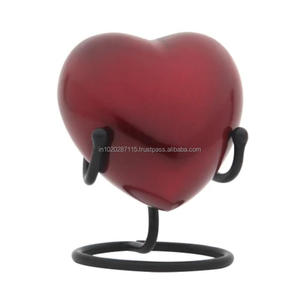 Urnas de corazón de metal de calidad duraderas y duraderas para cenizas humanas con artesanía de primera calidad ideal para un recuerdo conmemorativo duradero - Product Image 4