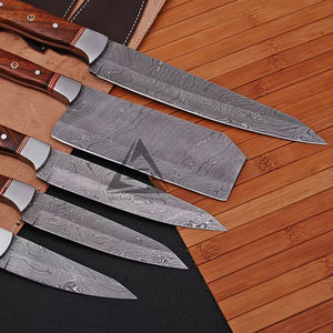Juego de Cuchillos de Chef Damasco Hechos a Mano de Alta Calidad con Hojas de 67 Capas, Mangos de Madera Duraderos, para Diestros, Sostenibles, en Grandes Cantidades - Product Image 5