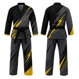 Kimono de Jiu-Jitsu professionnel léger, uniforme d'entraînement de karaté BJJ Gi, extensible et lavé, à prix compétitif - Product Image 1