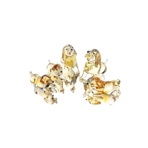 Figurines d'animaux en verre de Murano pour chien - Décoration d'intérieur artisanale en lampworking - Product Image 5