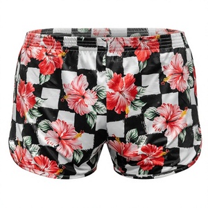 Men's High Street Mid Waist Elastic Quick Dry 100% Polyester Casual Woven Drawstring <b>Shorts</b> Eco-Friendly Breathable - Product Image 1