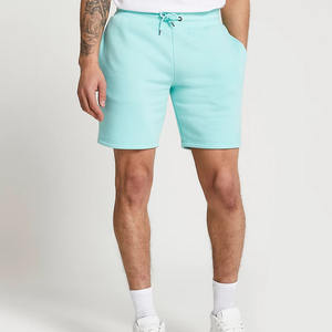 Shorts en molleton pour hommes à prix d'usine, shorts en coton, streetwear, shorts de survêtement en molleton bouclette avec impression personnalisée - Product Image 1