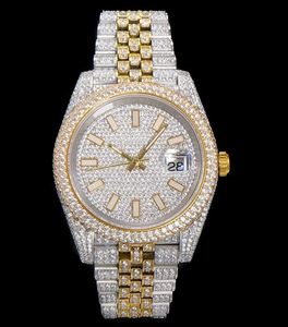 Reloj de Diamantes de Diseño, Relojes Automáticos con Movimiento Mecánico, Resistentes al Agua, Reloj de Pulsera para Hombre, Zafiro, Acero Inoxidable, Estilo Ejecutivo - Product Image 1