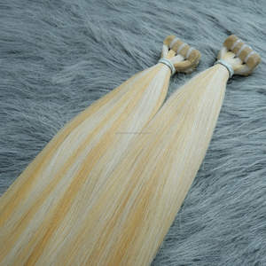 Extensions de cheveux humains blonds vietnamiens droits naturels de qualité supérieure avec ruban adhésif prix d'usine commande en gros cuticule alignée - Product Image 4