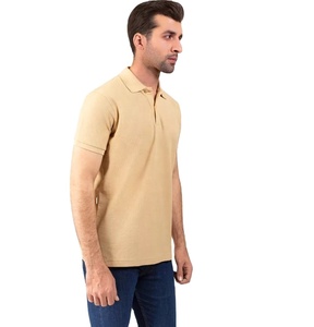 เสื้อโปโลสำหรับผู้ชายเสื้อยืดโปโลสีน้ำตาลพรีเมี่ยมเสื้อยืด100% แขนสั้นผ้าคอตตอนผ้าคอตตอนสีพื้นเสื้อโปโลสำหรับผู้ชายเสื้อผ้ากอล์ฟ - Product Image 3