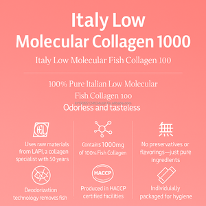 Sachets de Poudre de Peptides de Collagène à Faible Poids Moléculaire, 30 Unités, Nutrition Cutanée, Fabrication OEM Corée - Product Image 6