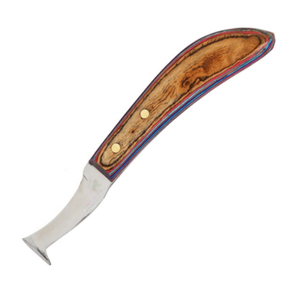 Cuchillo Profesional de Acero Inoxidable de Una Sola Hoja para Pezuñas, Cuchilla Curva, Herramienta Veterinaria para Recortar Pezuñas, Logotipo Personalizado OEM - Product Image 6