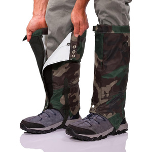 Wholesale Adjustable Waterproof Ripstop Nylon Leg Gaiters | Lightweight Snow <b>Boot</b> <b>Covers</b> | Outdoor Hiking Hunting Trekking Gear - Product Image 1