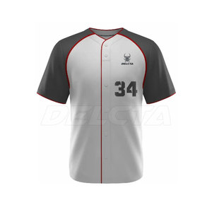 Custom Logo Printed Online Sale Baseball Uniform Quick Dry Baseball Uniform Quality Made Baseball Uniform - Product Image 3