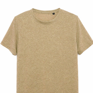Camiseta de Hombre Slim Fit de Alta Calidad al por Mayor, de Poliéster y Algodón, Antiarrugas, Cuello Redondo, Costuras en Contraste, Talla Grande - Product Image 4