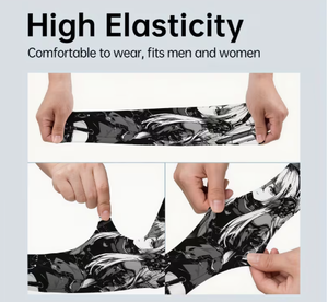 Mangas de brazo personalizadas para hombre con orificio para el pulgar, de seda helada, con transferencia por sublimación, UPF50+, para gaming y fitness - Product Image 5