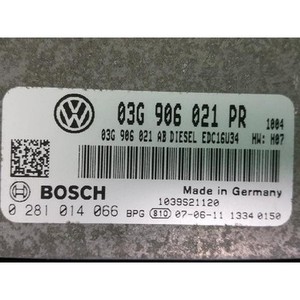 ชุดควบคุมเครื่องยนต์ Jetta V ปี 2005-2010 มือสอง ของแท้ รหัส 03G906021PR - Product Image 3